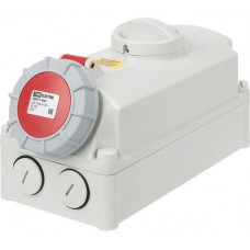 Розетка настенная TDM ELECTRIC с выключателем и блокировкой IP67 32А 3Р+РЕ 380В TDM SQ0611-0067