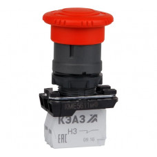 Кнопка КМЕ5611мФ-красный-1но+1нз-гриб-IP65-КЭАЗ 10 шт 248255
