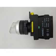 Переключатель ANDELI LA115-A5-11XD/211 белый 1НО+1НЗ AC220V (LED) ADL10-222