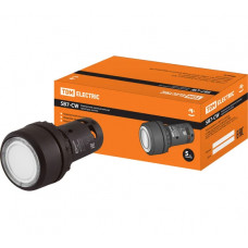 Кнопка TDM ELECTRIC SB7-CW3161-24V(LED) d22мм 1з белая SQ0746-0024
