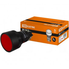 Кнопка TDM SВ-7 Стоп, красная, 1р, d22мм/230В SQ0704-0025