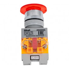 Кнопочный выключатель Dekraft ВК22-AELA-RED-NEO 25030DEK
