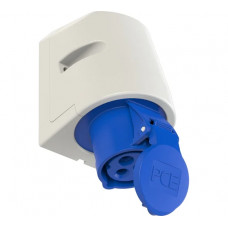 Настенная розетка PCE 16А 220V 1P+N+E IP44 113-6