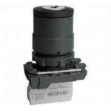 Переключатель КЭАЗ OptiSignal D22 C5-SK-21 с ключем, 2 позиции, пластик, 1НО XB5AG21 332184
