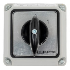 Кулачковый переключатель TDM ELECTRIC КПУ38-25/2098 (0-1 3р) SQ0715-0136