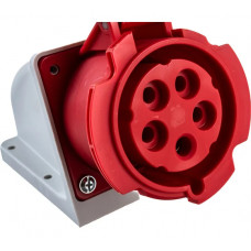Настенная розетка PCE 32А 400V 3P+N+E IP67 1252-6