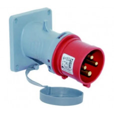 Станковая угловая вилка 3Р+Е, 16A, 380-415V, IP44 T-Plast 31.22.318.1600