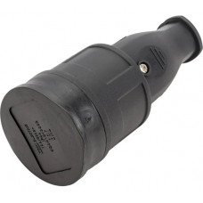 Розетка TDM ELECTRIC переносная с заглушкой каучук 2Р+РЕ 16А 250В IP44 SQ0612-0002