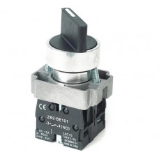 Переключатель HLT BD25 черный 2 положения I-0 стандарт. ручка 1з+1р IP20 (20шт./уп.) 085-17-086