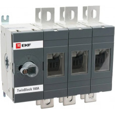 Реверсивный рубильник без рукоятки управления EKF 315A 3P TwinBlock tb-s-315-3p-rev