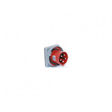 Станковая прямая вилка 3Р+Е+N+Pilot 125A, 380-415V, IP67 T-Plast 31.38.320.1600
