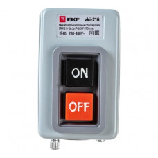Кнопочный выключатель EKF с блокировкой, ВКИ-216, 10А, 3P, IP40, PROxima SQ vki-216
