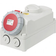 Розетка настенная TDM ELECTRIC с выключателем и блокировкой IP67 16А 3Р+РЕ+N 380В TDM SQ0611-0066