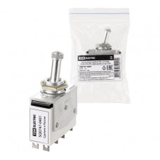 Выключатель-тумблер TDM ELECTRIC тв1-2 2p 250 в 5 а (8c) on-off с фиксацией (2з+2р) SQ0747-0401