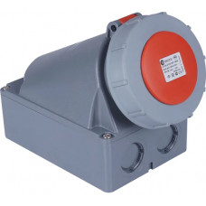 Розетка кабельная настенная угловая TP Electric 63А/400В/3P+E+P/IP67 (красный) 3132-307-1600