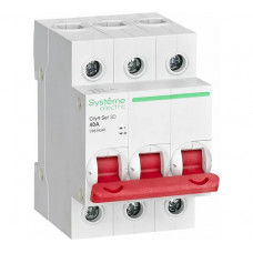 Выключатель нагрузки Systeme Electric City9 set вн 3p 40а 400в (ранее EZ9S16340) C9S16340