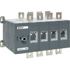 Рубильник EKF 630A 4P реверсивный без рукоятки управления TwinBlock tb-s-630-4p-rev