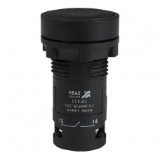 Кнопка КЭАЗ OptiSignal Compact D22 C7-P-211 черная 1НО+1НЗ XB7NA25 10шт 362043