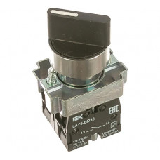 Переключатель LAY5-BD33 на 3 полож. черн. I-O-II станд. ручка IEK BSW60-BD-3-K02 200777