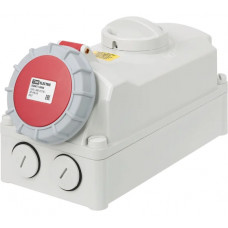 Розетка настенная TDM ELECTRIC с выключателем и блокировкой IP67 32А 3Р+РЕ+N 380В TDM SQ0611-0068