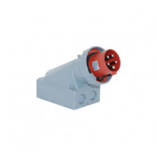 Настенная вилка 3P+N+E+Pilot, 5х63А, 380-415V, IP67 T-Plast 31.34.312.1600