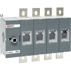 Рубильник EKF 630A 4P без рукоятки управления TwinBlock tb-s-630-4p