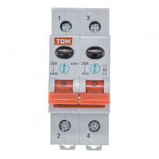 Выключатель нагрузки мини-рубильник TDM ELECTRIC ВН-32 2P 16A SQ0211-0011