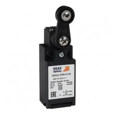 Выключатель концевой КЭАЗ OptiLiS D4N-4120 рычаг пластиковый с роликом пластиковым EN 50047 XCKN2118P20 365306