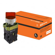 Переключатель TDM BK 2465, 2 положения, красный, 1з+1р 10 шт SQ0703-0015