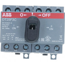 Реверсивный рубильник ABB OT25 F3C 25A 1SCA104863R1001