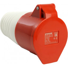 Розетка переносная STEKKER ST-225 32А 380В3P PE N IP44, RST32-225-4 49443