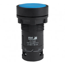 Кнопка КЭАЗ OptiSignal Compact D22 C7-P-610 синяя 1НО XB7NA61 10шт 362035