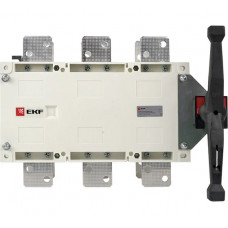 Рубильник-переключатель EKF 1000A 3P с рукояткой PowerSwitch PROxima pscs-1000-3