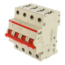 Рубильник ABB 4 полюса SD204/16 рычаг красный 2CDD284101R0016