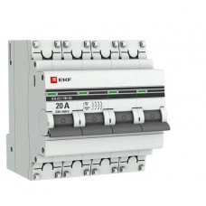 Выключатель нагрузки EKF 4P 20А ВН-63 PROxima SL63-4-20-pro