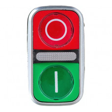 Двойная кнопка ANDELI LA115-A5-11RD1, 1NO 1NC, 220В, IP65 ADL10-204