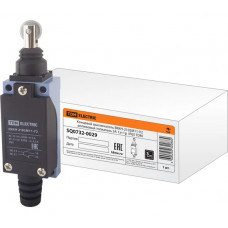 Концевой выключатель TDM ELECTRIC ВККН-2102М11-У2 роликовый толкатель 5А 1з+1р IP65 SQ0732-0029