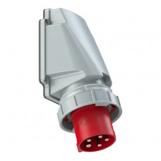 Встраиваемая угловая вилка PCE 63а/400v/3p+n+e/ip67, фланец 118x170 77735-6