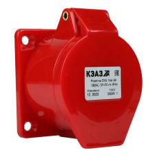 Розетка фланцевая КЭАЗ 315-16А-6h-380AC-3P+PE+N-IP44 5шт 222759