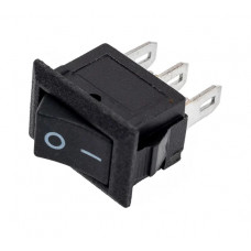 Клавишный переключатель REXANT 250v, 3а, (3с), on-on, черный, micro (rwb-102) 10 штук 36-2030