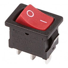 Клавишный переключатель REXANT 250v 6а (3с) on-on красный mini (rwb-202, sc-768) 36-2131