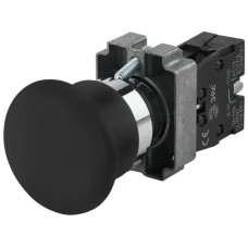 Кнопка управления ЭРА LAY5-BC21 Грибок, черный, 1з, 20/200/3200 Б0045640
