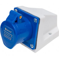 Розетка силовая настенная ARTSUN SW-1F-16А-IP44-3P