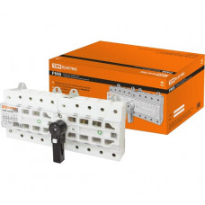 Реверсивный модульный рубильник с видимым разрывом TDM ELECTRIC РМВ-100 4П 100A SQ0222-0027