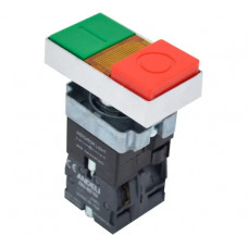 Кнопка ANDELI XB2-BL8325 Пуск-Стоп двойная 1НЗ+1НО ADL10-044