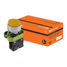 Кнопка TDM BL51, без подсветки, желтый, 1з SQ0704-0050