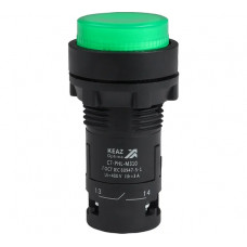 Кнопка КЭАЗ с фиксацией с подсветкой OptiSignal Compact D22 C7-PHL-M310 зеленая 1НО 230 В AC XB7NJ03M1 362120