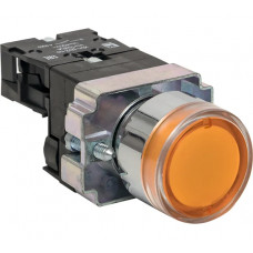Кнопка EKF BA51 с подсветкой 230В желтая NO PROxima xb2-bw51-230