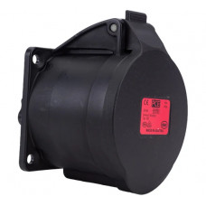 Встраиваемая розетка PCE 32А 400V 3P+N+E IP44 черная 325-6x