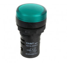 Индикатор CHINT ND16-22DS/4 зел. AC 230В (R) 593071